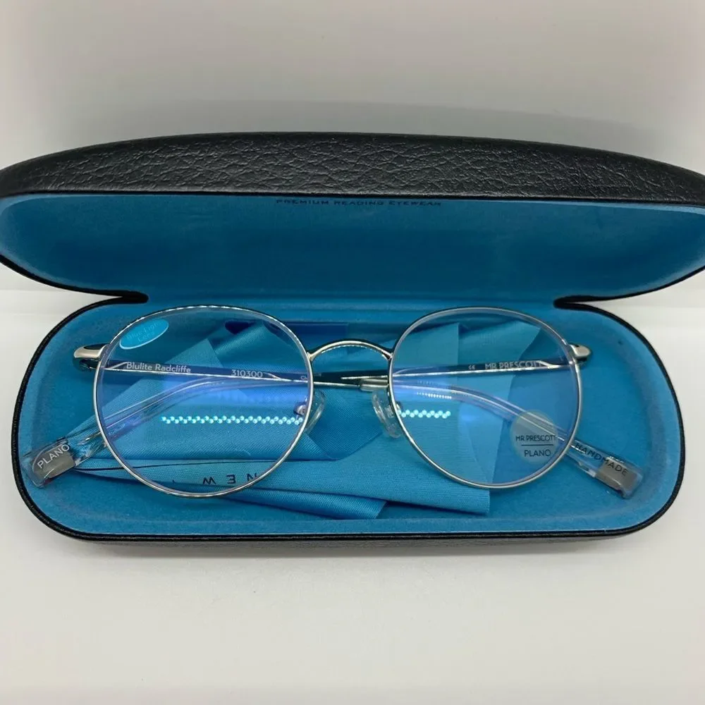 NWT SCOJO Blulite Glasses - Radcliffe - Silver